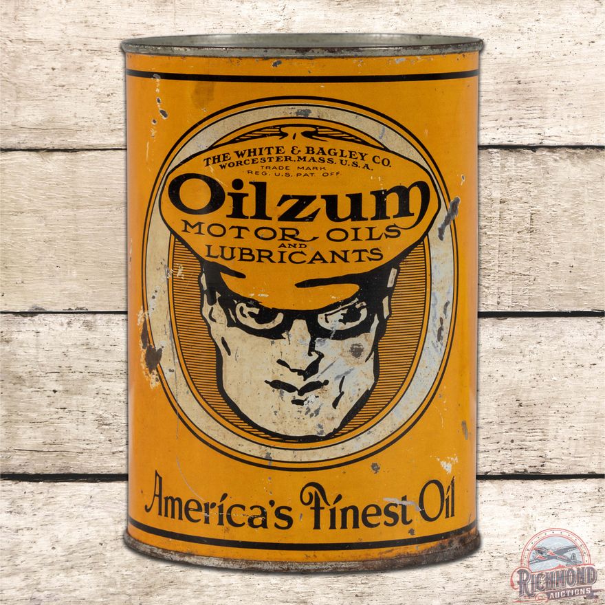 Oilzum Motor Oil "America's Finest Oil" Full 1 Quart Metal Can