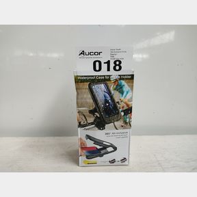 360 DEGREE ROTATING WATERPROOF MOTORCYCLE BIKE PHONE MOUNT HOLDER - BLACK - WATERPROOF MOTORCYCLE BIKE MOBILE PHONE MOUNT