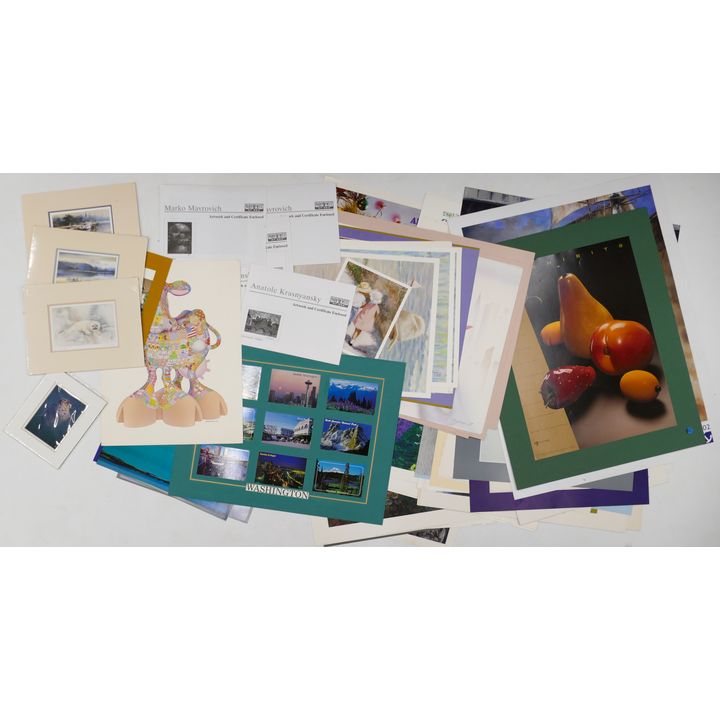 Stack Assorted Art Posters