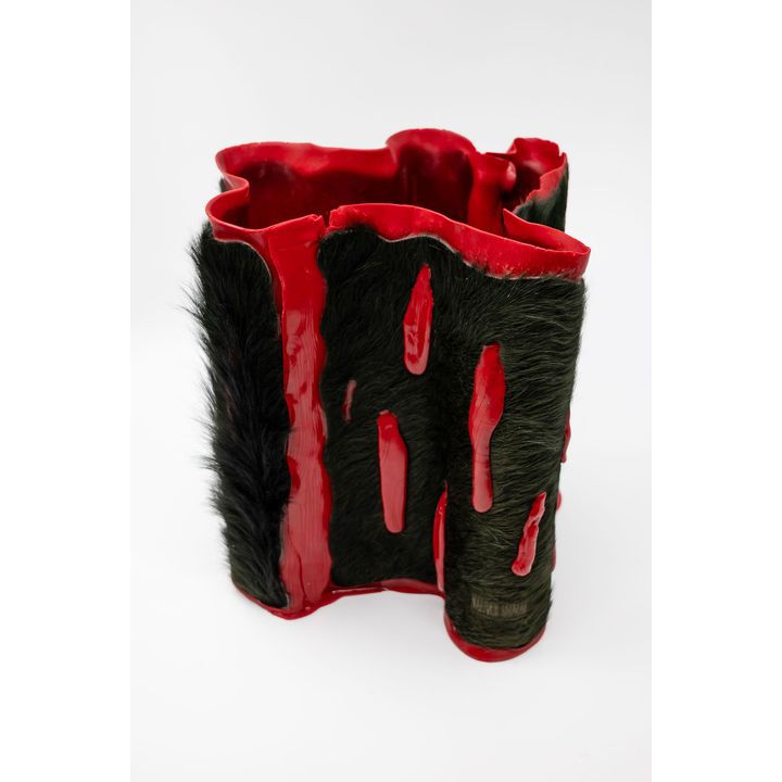 Humberto and Fernando Campana - Hide and resin vase