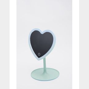 Shaped mirror desk lamp polar blue + spring mint ombre heart |