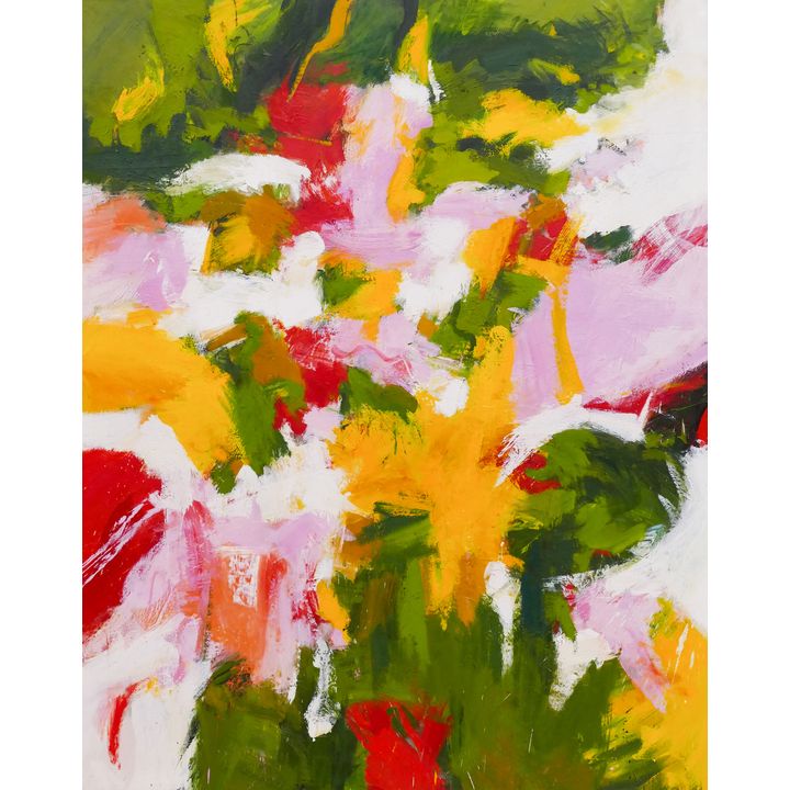 Frank Okada ''Summer'' 1958 Oil on Canvas