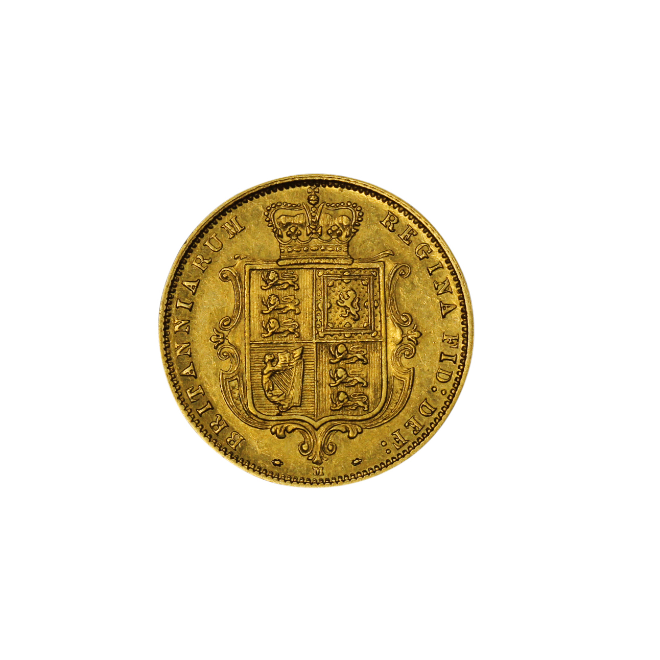 1196. · Victoria, Half Sovereign, 1887-M, gVF