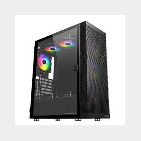 Armaggeddon Tessaraxx Apex 8 Air ATX Case with Vertical Mount GPU Support - 8886411987336 -51728/478 B2 (S1)