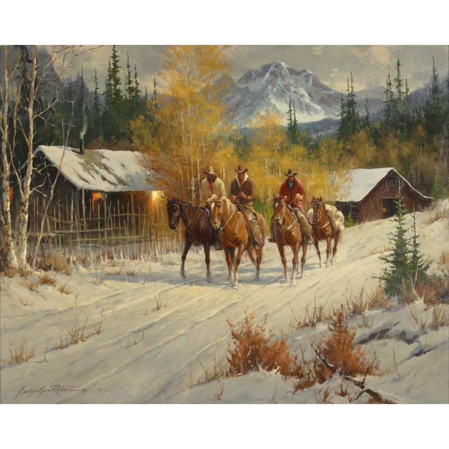 Gary Lynn Roberts (1953- ): Early Morning Riders