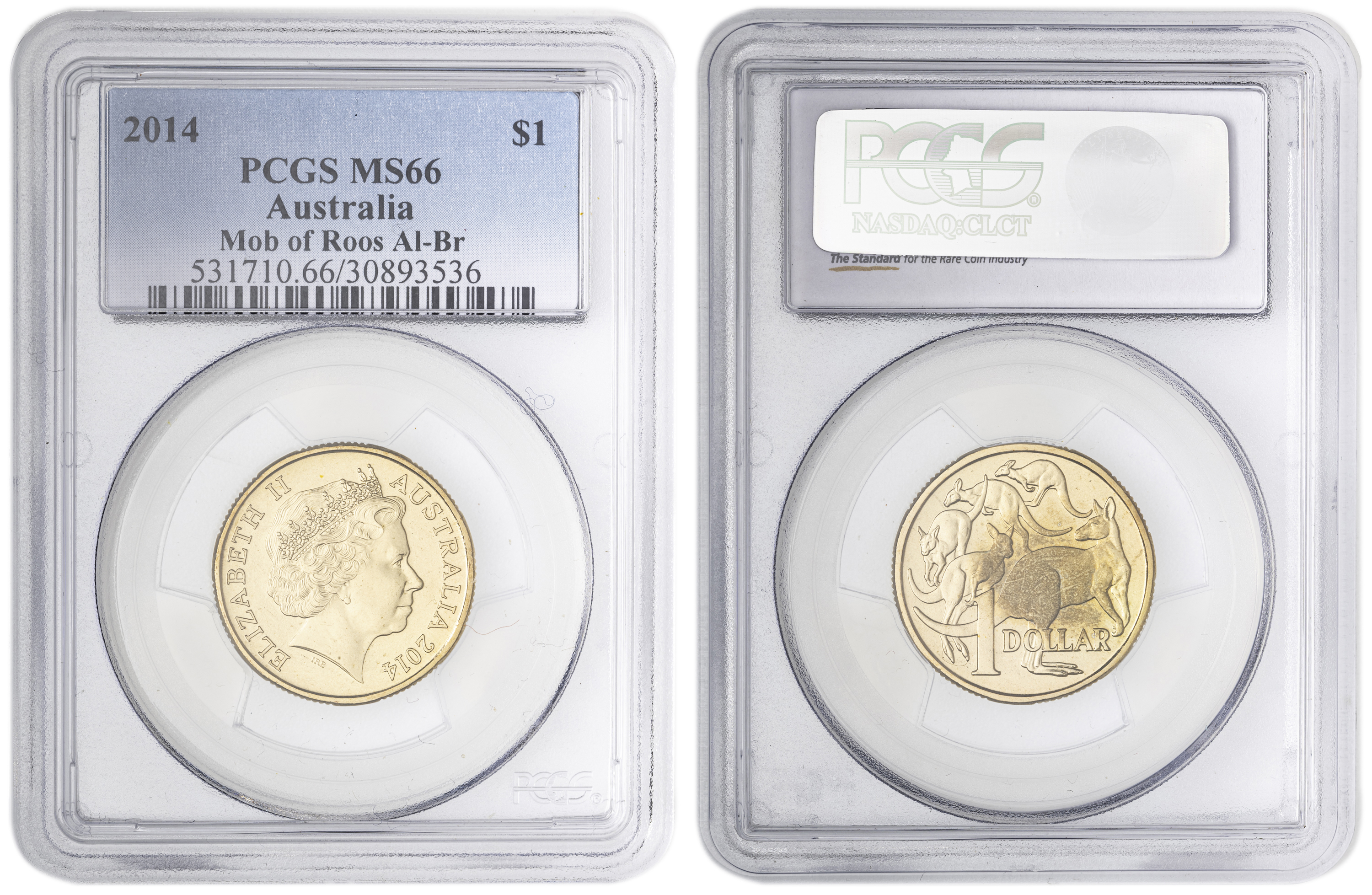 , One Dollar, 2014, PCGS MS66