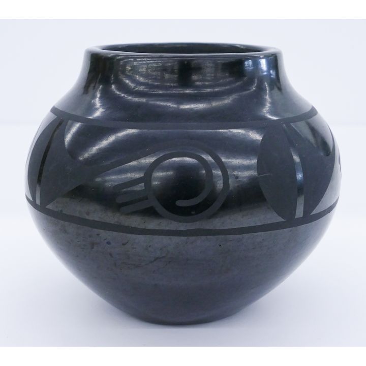 Marie & Julian Martinez San Ildefonso Blackware Jar