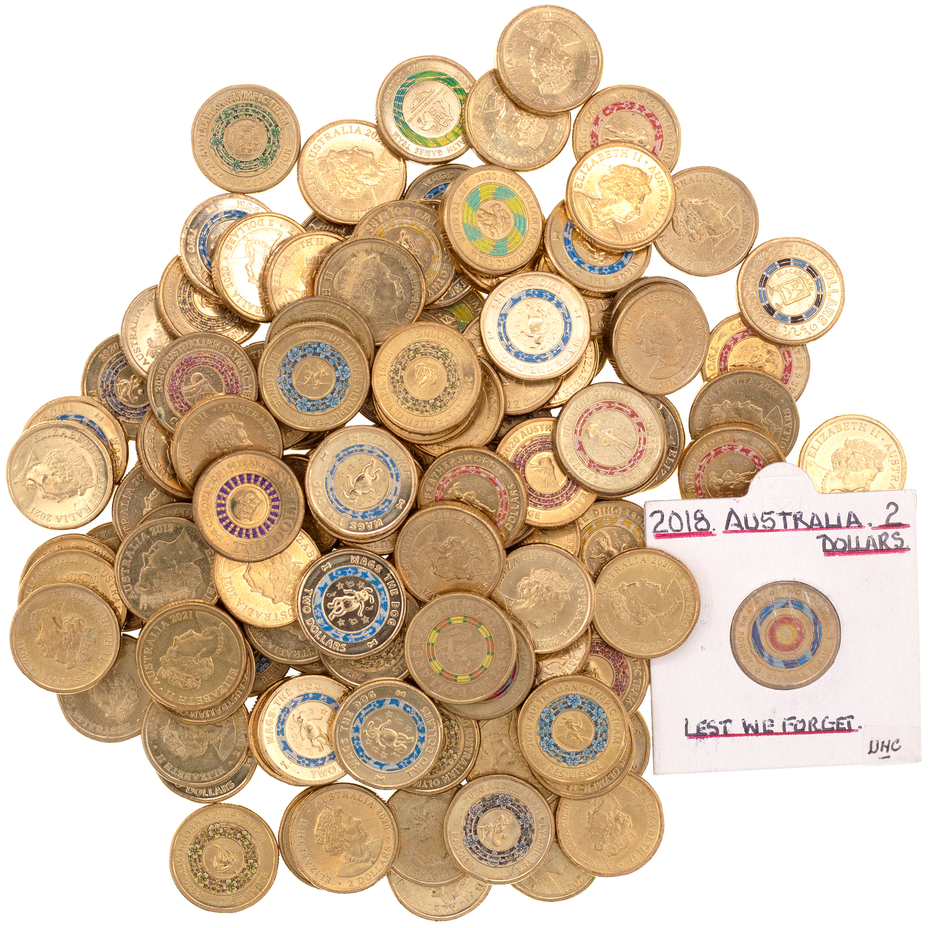 Elizabeth II, Two Dollars, 2018 - 2021, aUNC - UNC