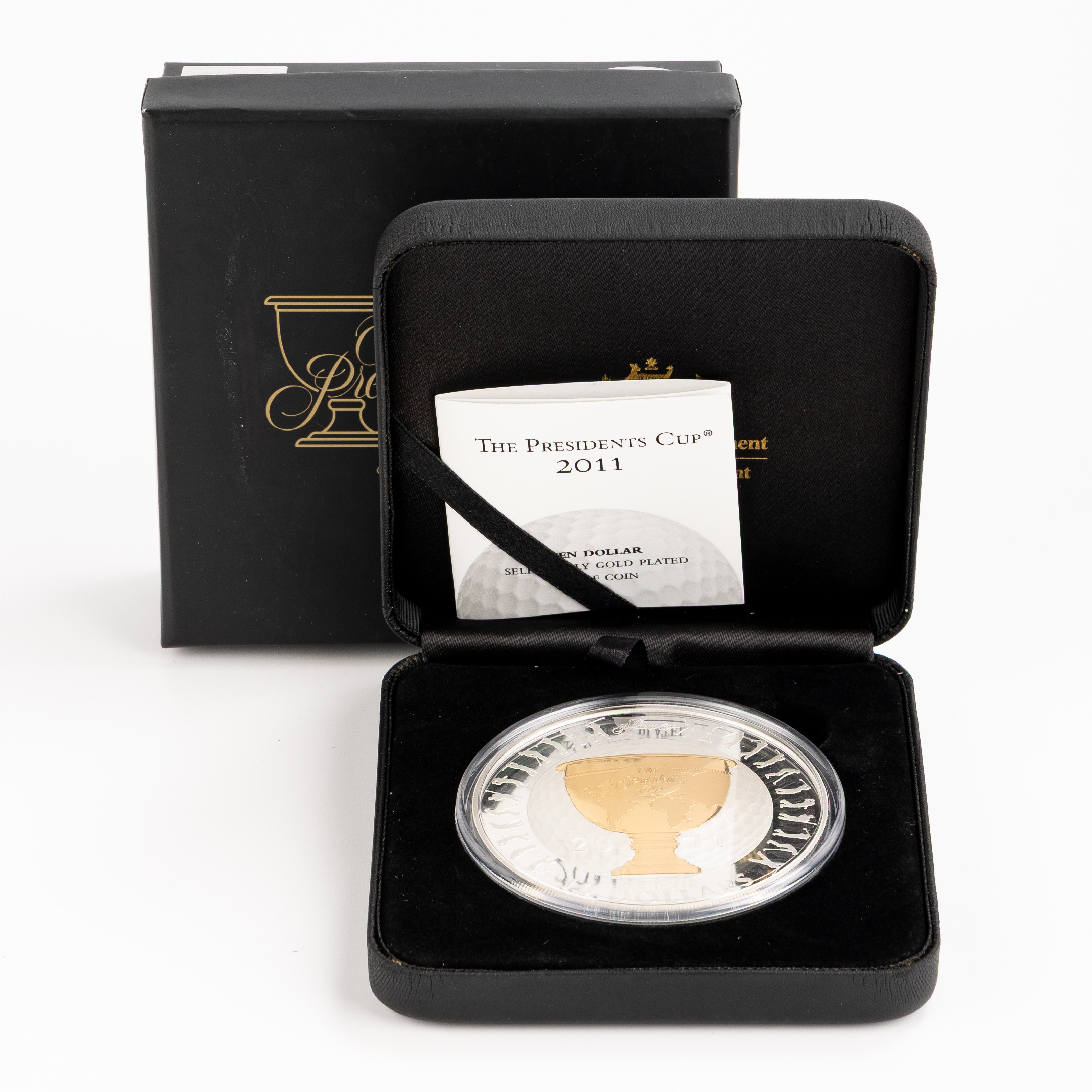 Elizabeth II, President's Cup 5oz Silver Proof, Ten Dollars, 2011, FDC