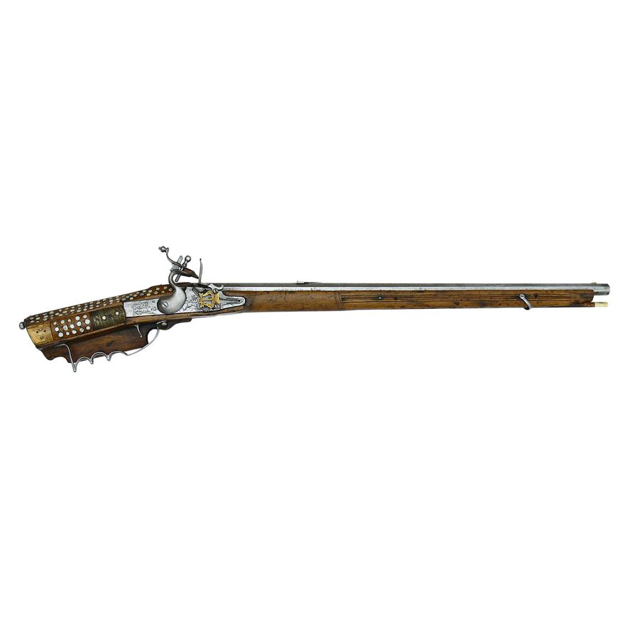 ARKEBUZ Z ZAMKIEM SKAŁKOWYM, L. 1650–1690