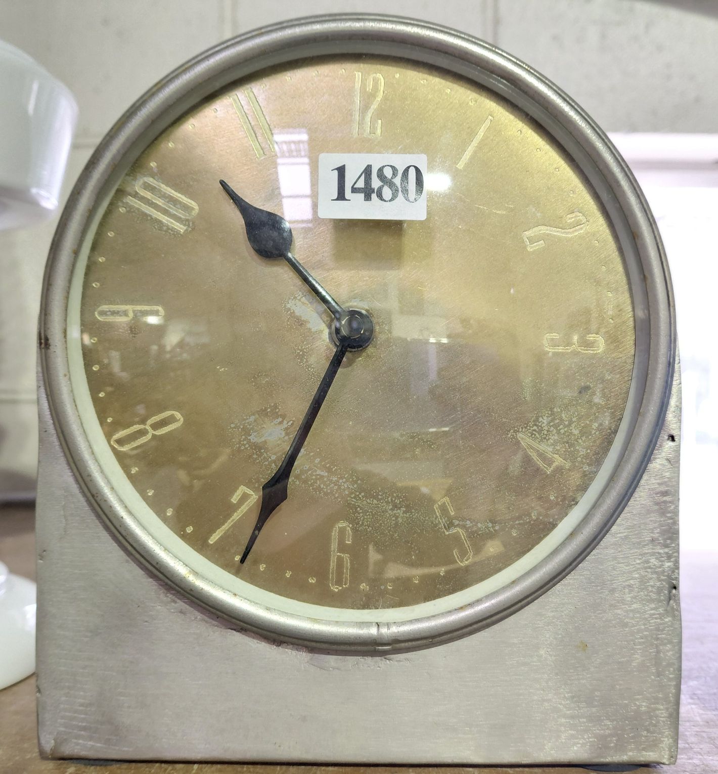 Steel Framed Art Deco Style Clock