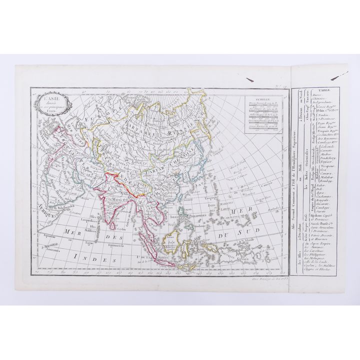 Delamarche, L'Asie. 1783