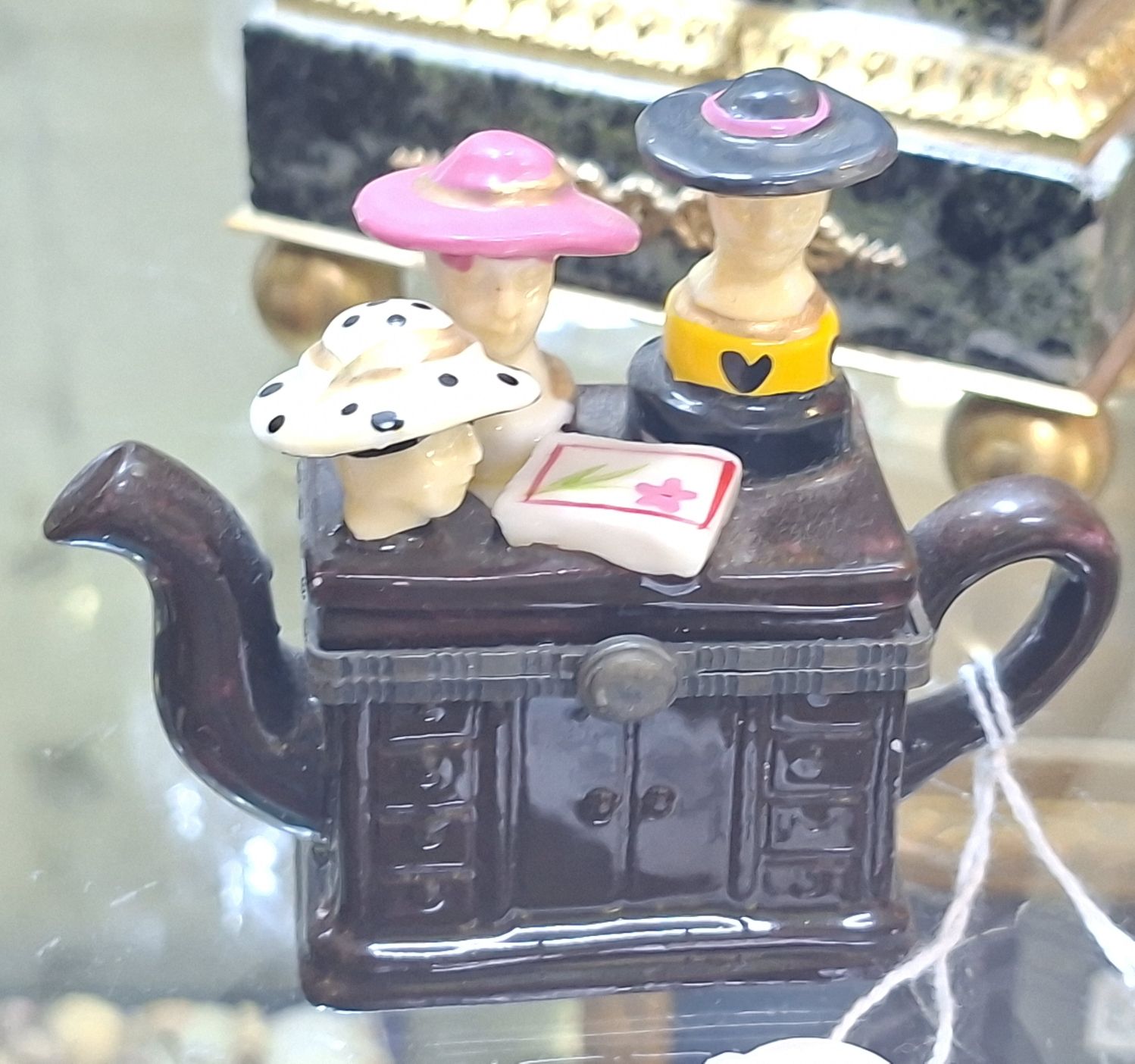 Miniature Porcelain Trinket Box