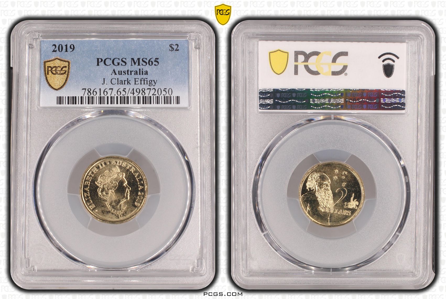 Elizabeth II, J. Clark Effigy , Two Dollar, 2019, PCGS MS65