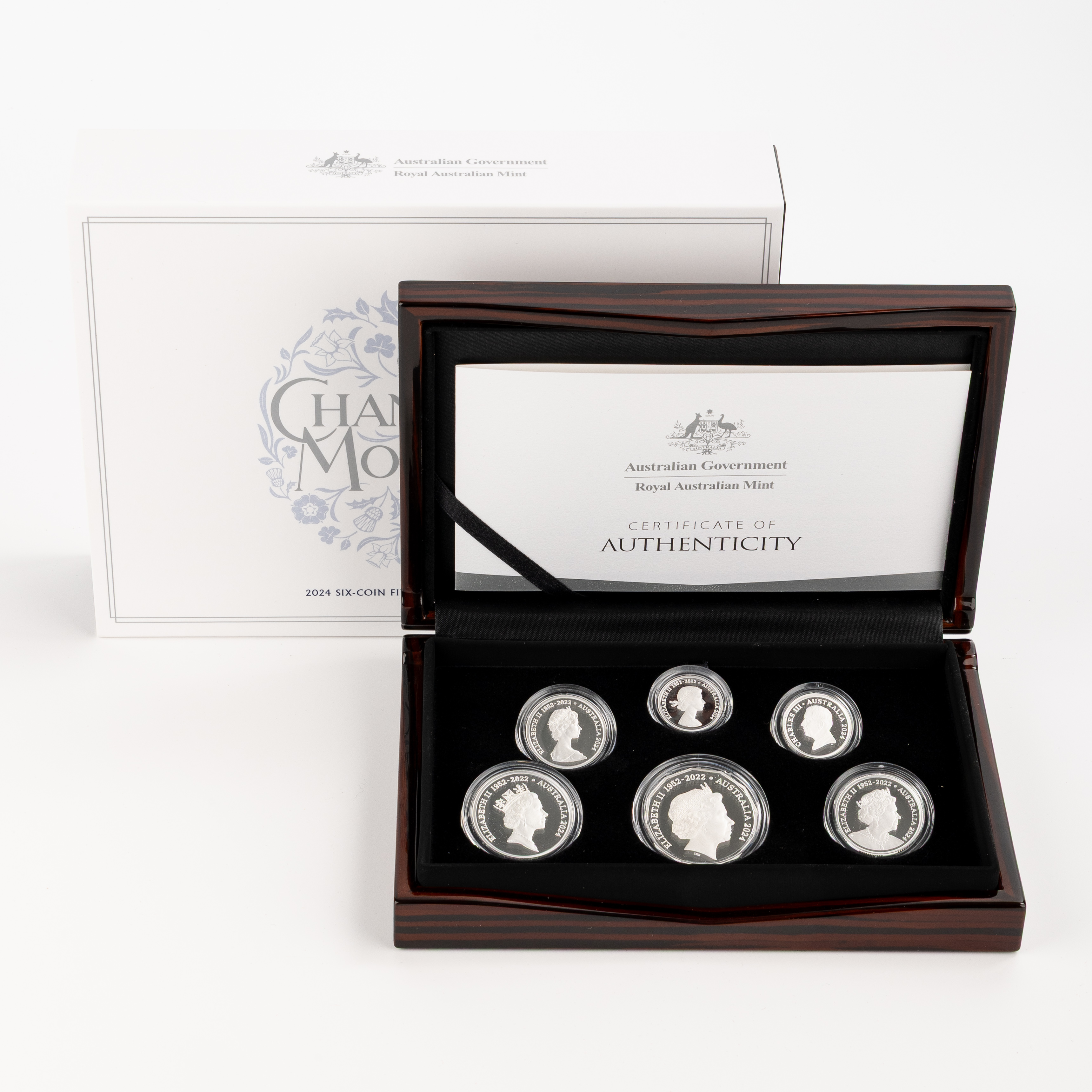 172 · Change of Monarch Silver Proof Year Set, Five Cent - Two Dollar, 2024