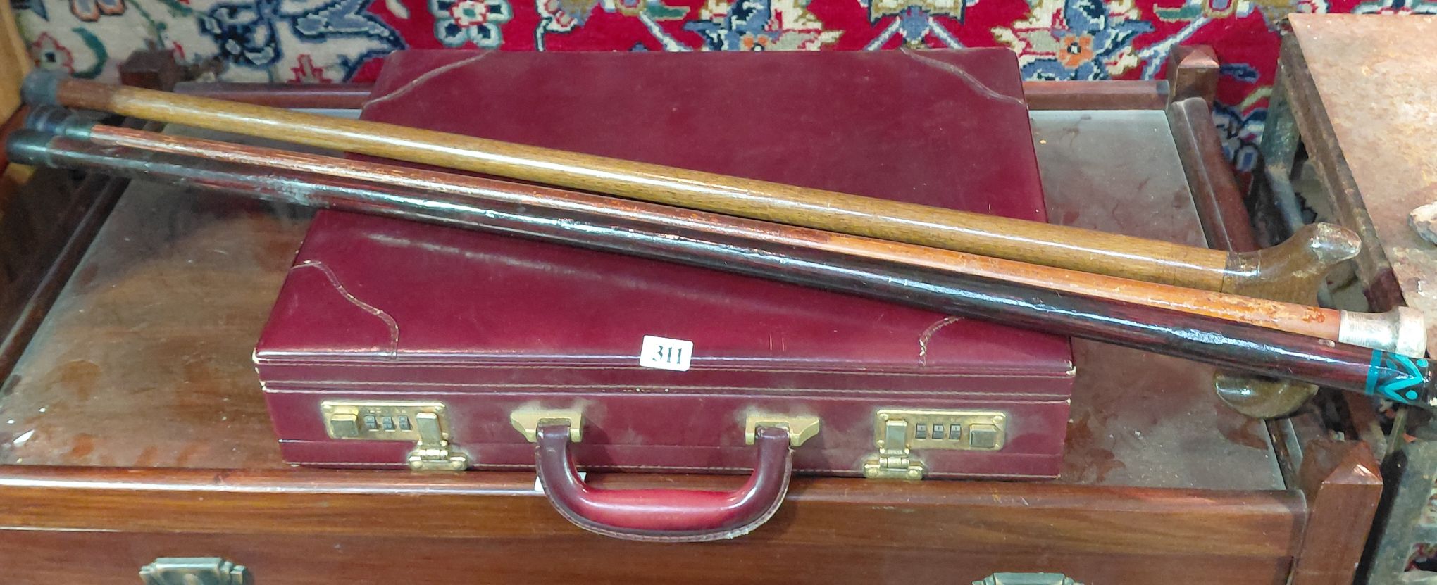 311 · 3 VINTAGE WALKING STICKS