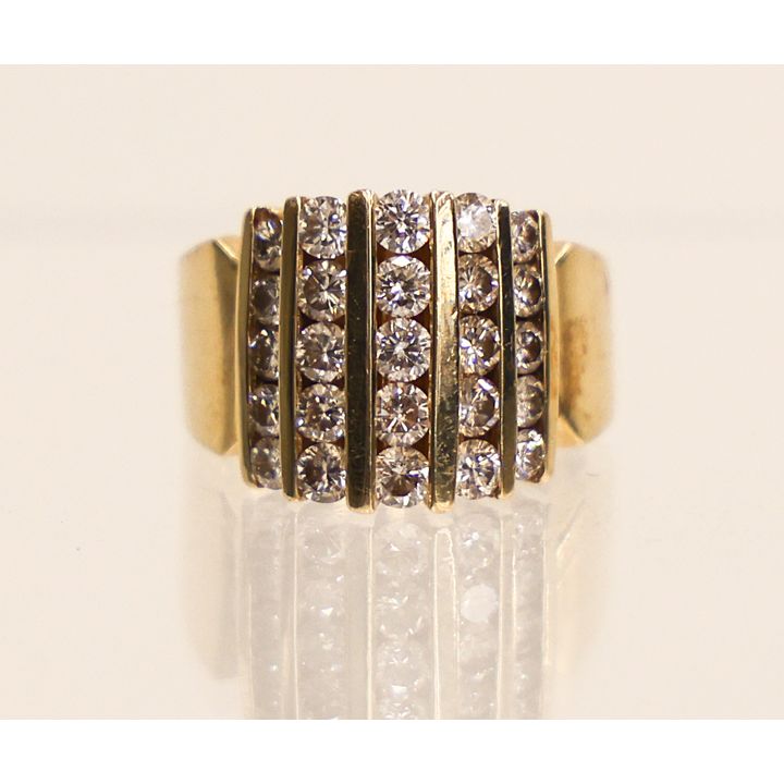 Ladies 2.75ctw Diamond Channel Set Ring