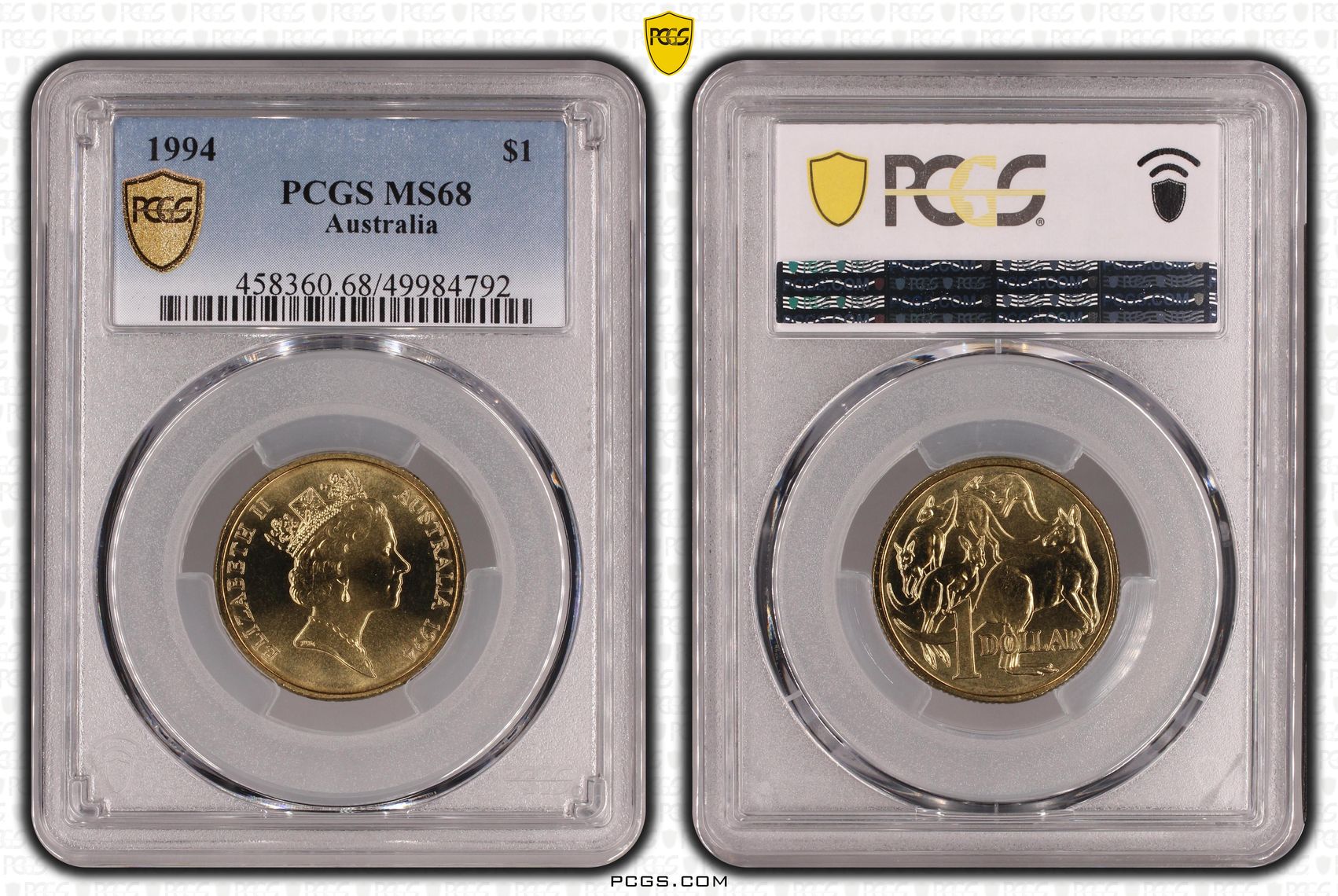 One Dollar, 1994, PCGS MS68