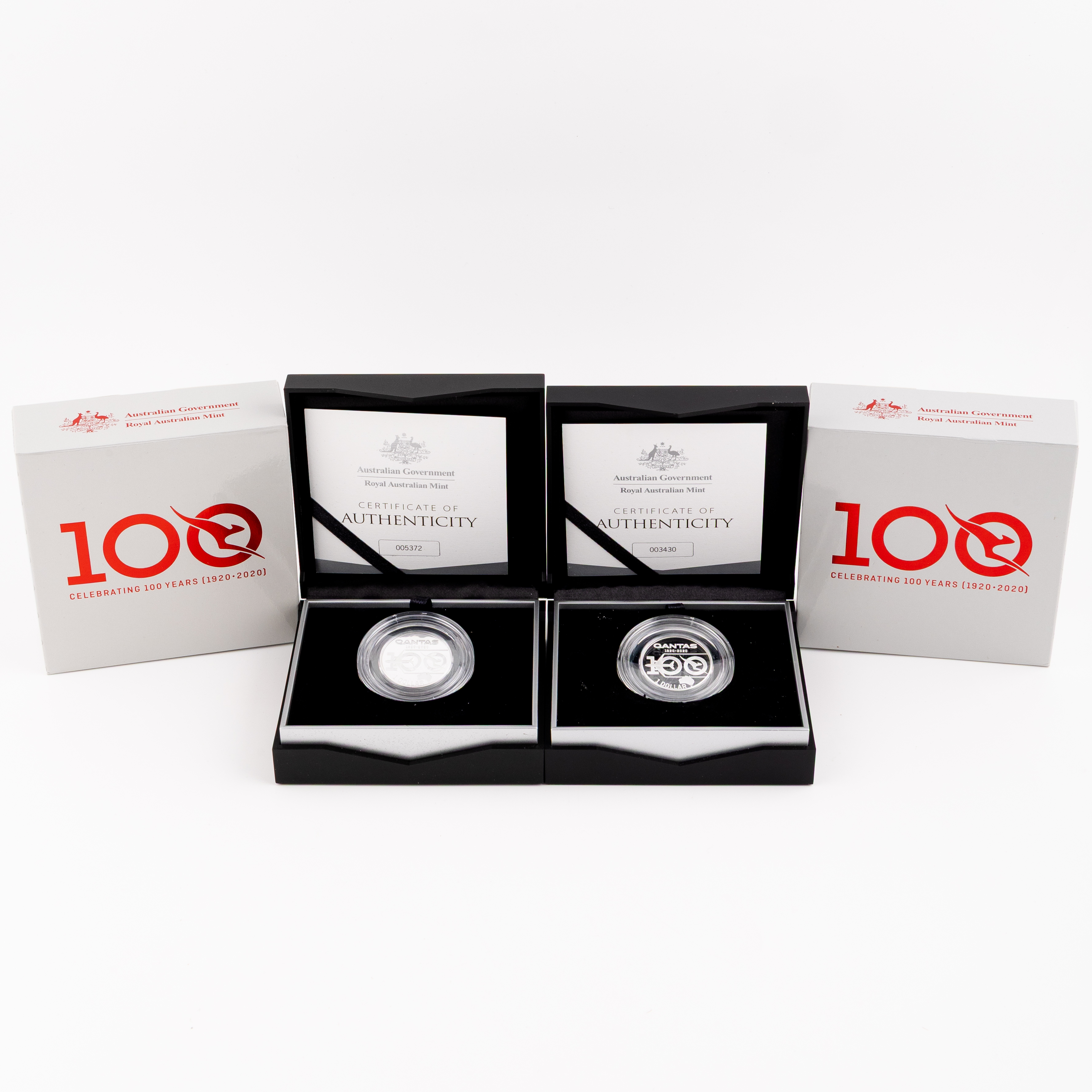 219 · Elizabeth II, RAM - Qantas Centenary, One Dollar, 2020,  FDC
