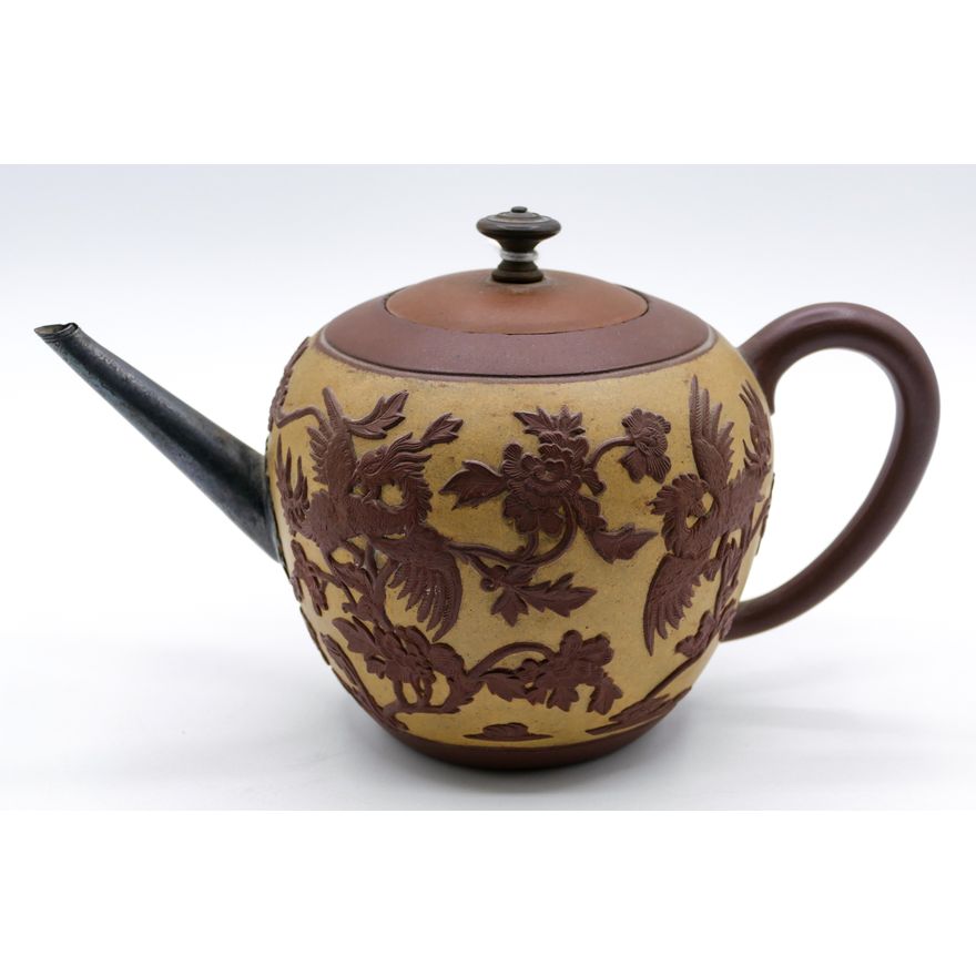 Chinese 18th Cent. Yixing Export Teapot 8.5''