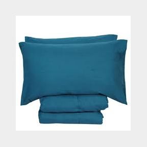 Lush Living - Duvet Comforter - Quilted Cover Set - 2 Pillow Cases - London - Blue - King-50584/721 B1 (S7)