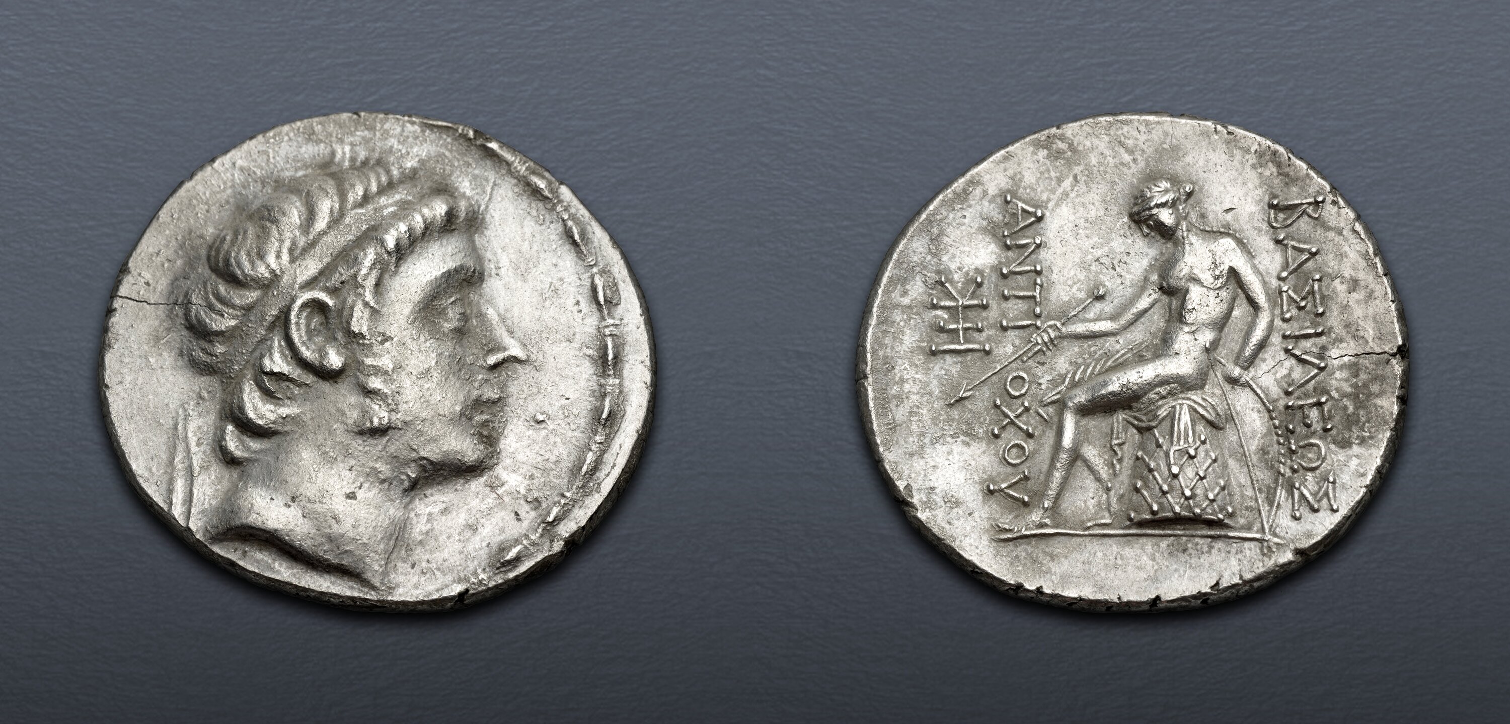 SELEUKID EMPIRE. Antiochos III ‘the Great’. 222-187 BC. AR Tetradrachm ...