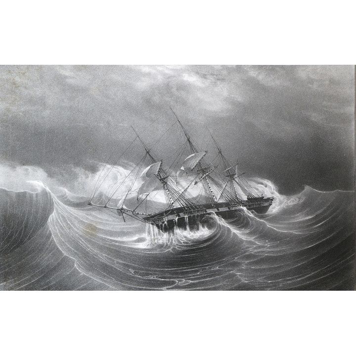 D'URVILLE DUMONT - La Corvette L'Astrolabe