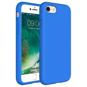 SWEG Shockproof Liquid Silicone Case For iPhone 6/7/8 plus Pro Max ( 6.7 ) Cover purple |