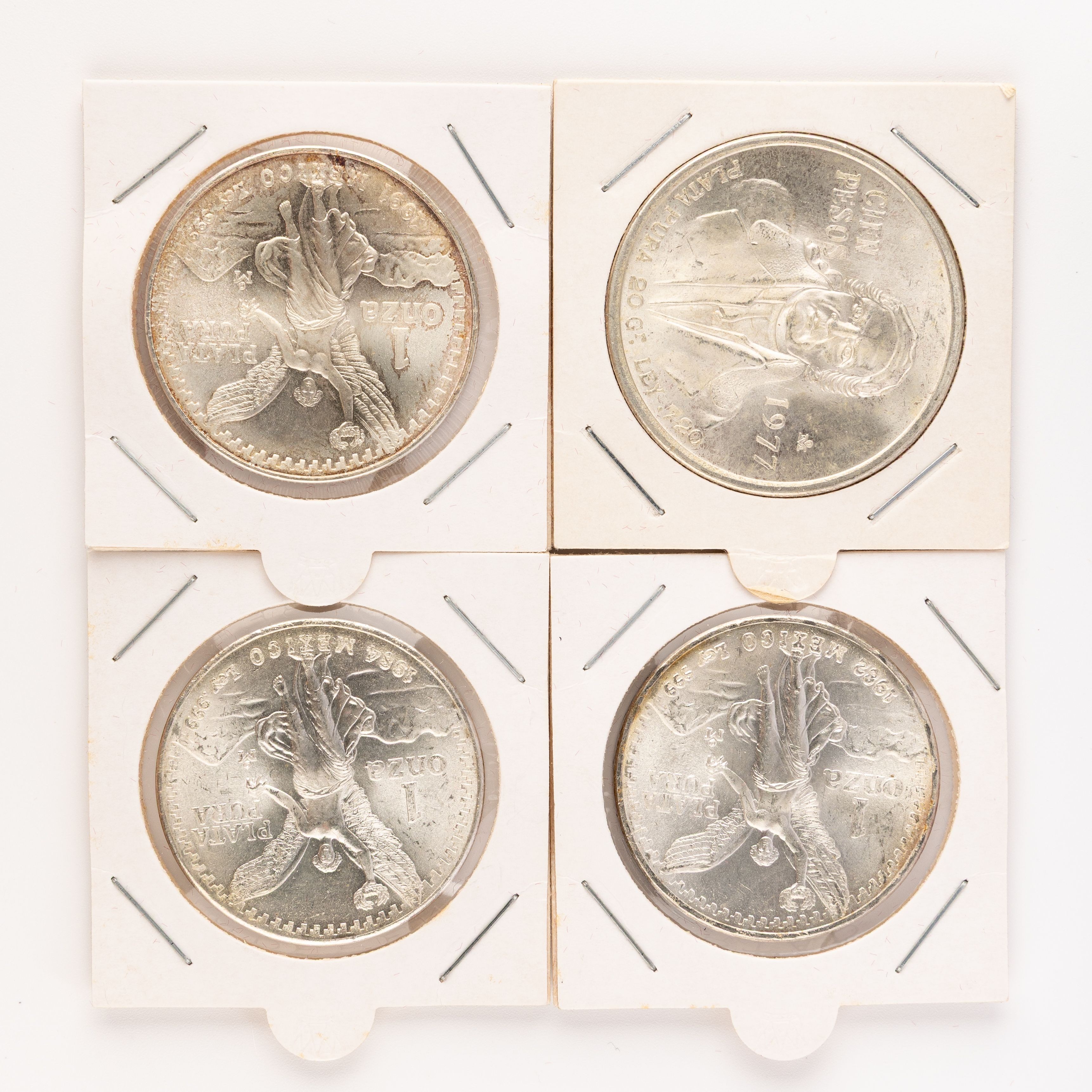 Mexico, Hundred Pesos - Onza, 1977 - 1991, UNC