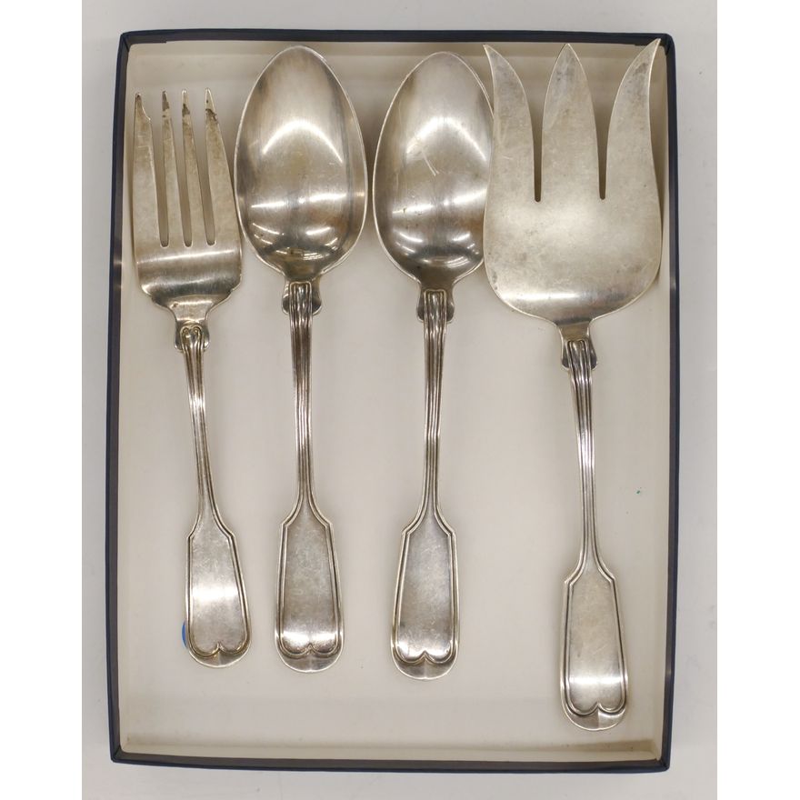 Box 4pc International Sterling Serving Pieces - 305 Grams TW