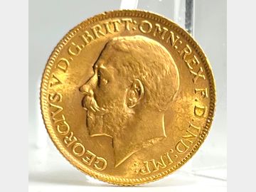 1915 GEORGE V LONDON MINT GOLD SOVEREIGN