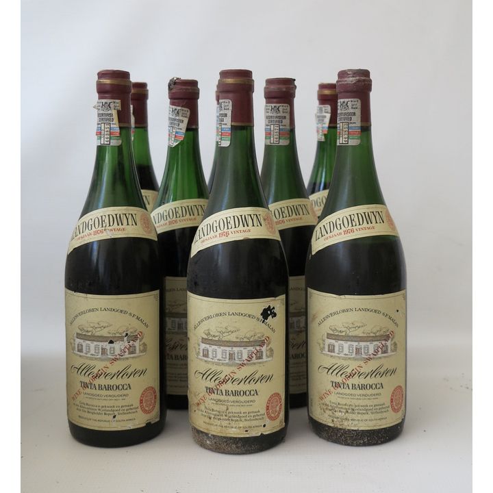 ALLES VERLOREN TINTA BAROCCA 1976, 8 bottles
