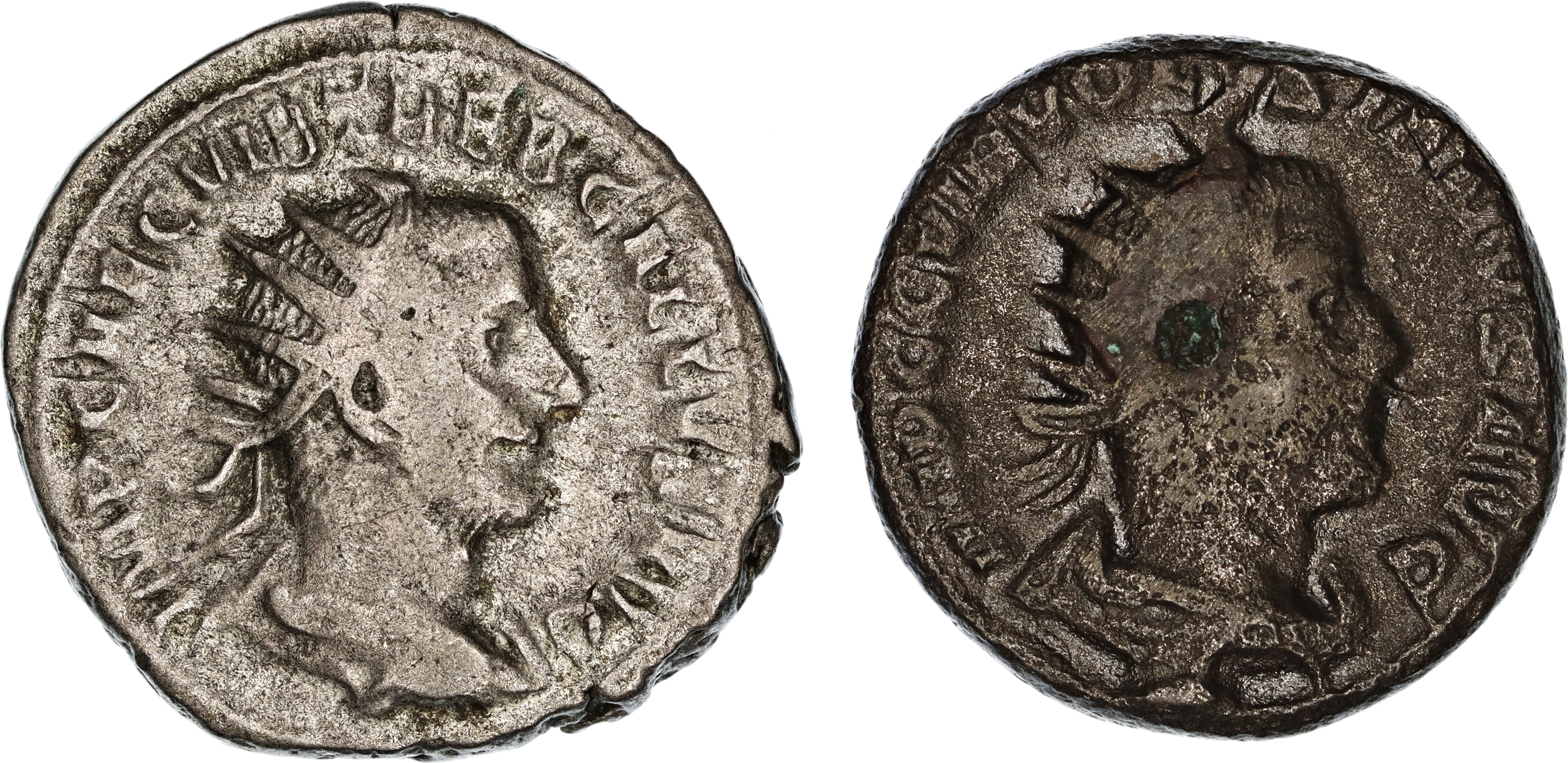 Roman Empire, Trebonianus Gallus, Silver Antoninianus, 251-253 AD, gF-nVF