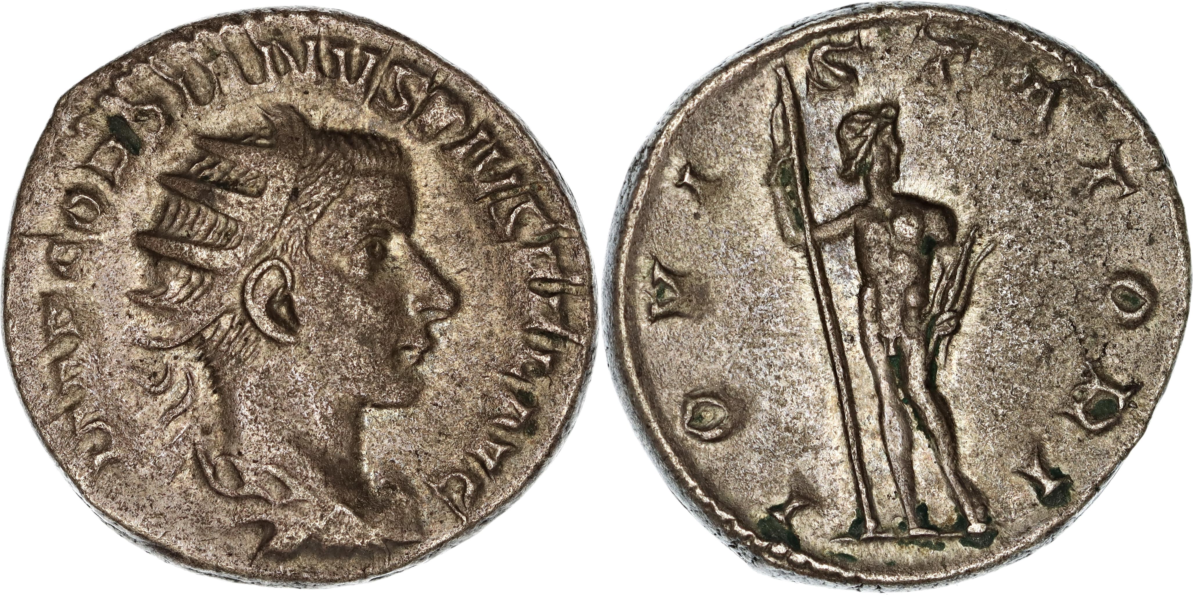 Roman Empire, Gordian III, Silver Antoninianus, 241-243 AD, VF