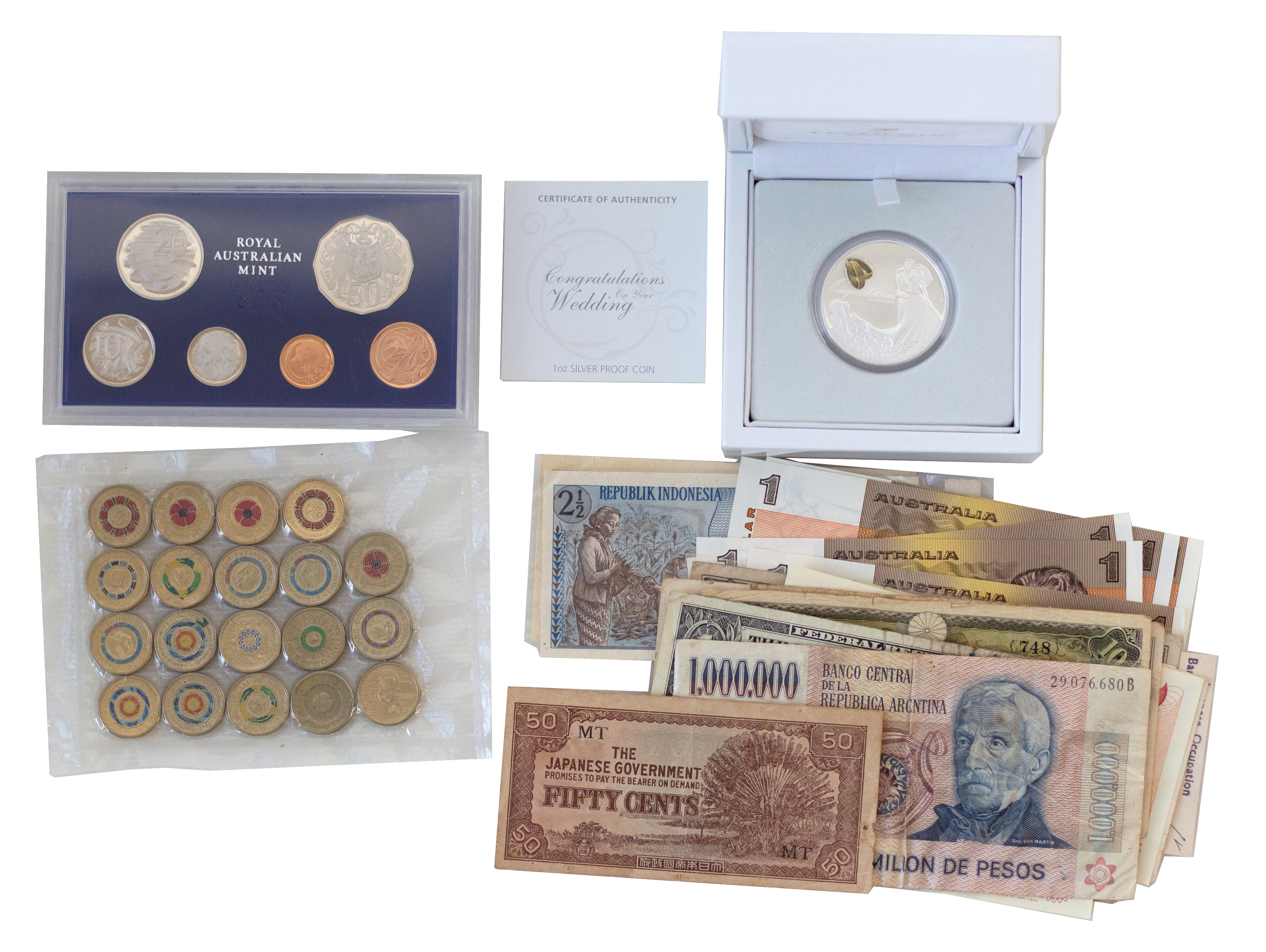Accumulation, Elizabeth II, aFDC - FDC