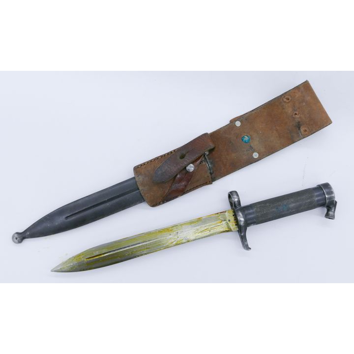 Old English Steel Bayonet with Sheath- 14''
