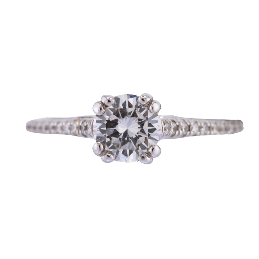 Anillo con diamante 0.55 ct.