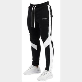 APEY WINTER JOGGERS FOR MEN & WOMEN -TIGHT FIT JOGGING SWEATPANTS BLACK L-XL - 52055/32417