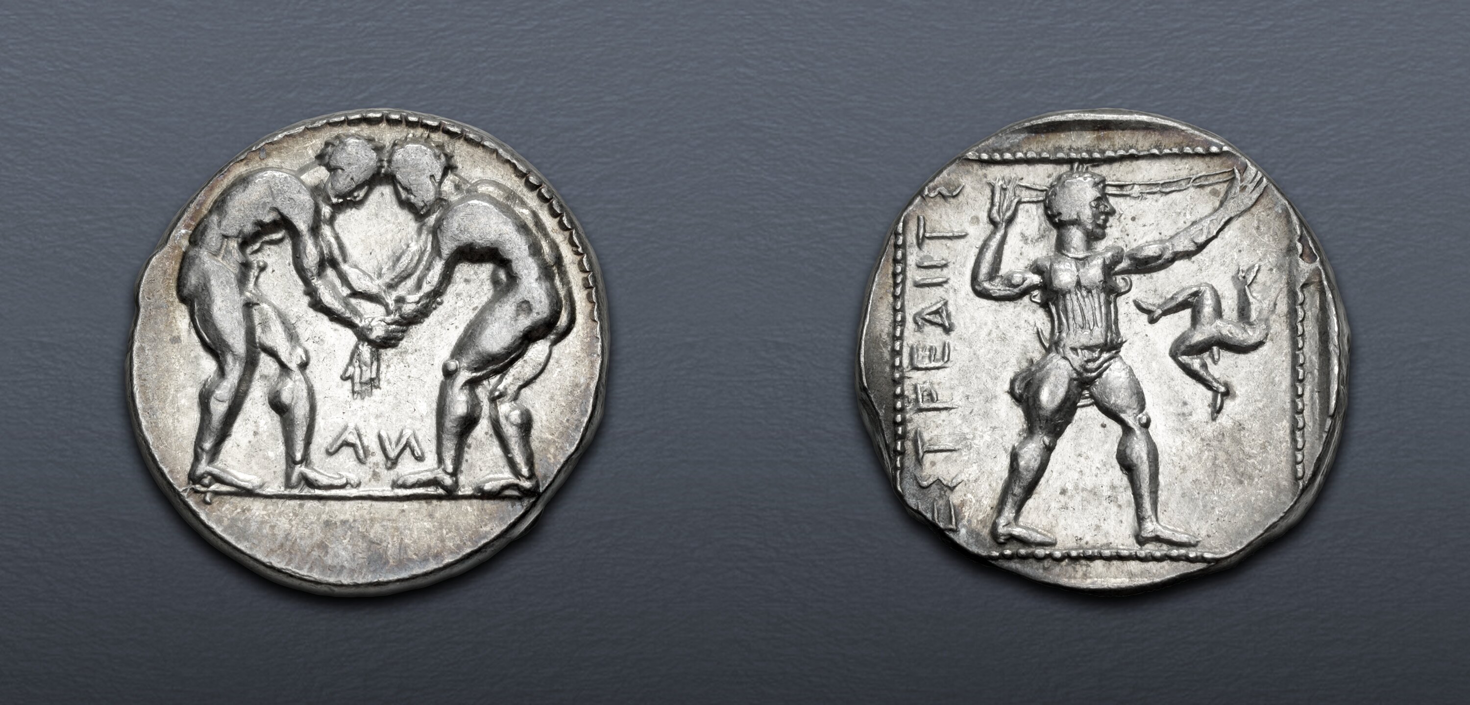 PAMPHYLIA, Aspendos. Circa 380/75-330/25 BC. AR Stater (21mm, 11.00 g ...