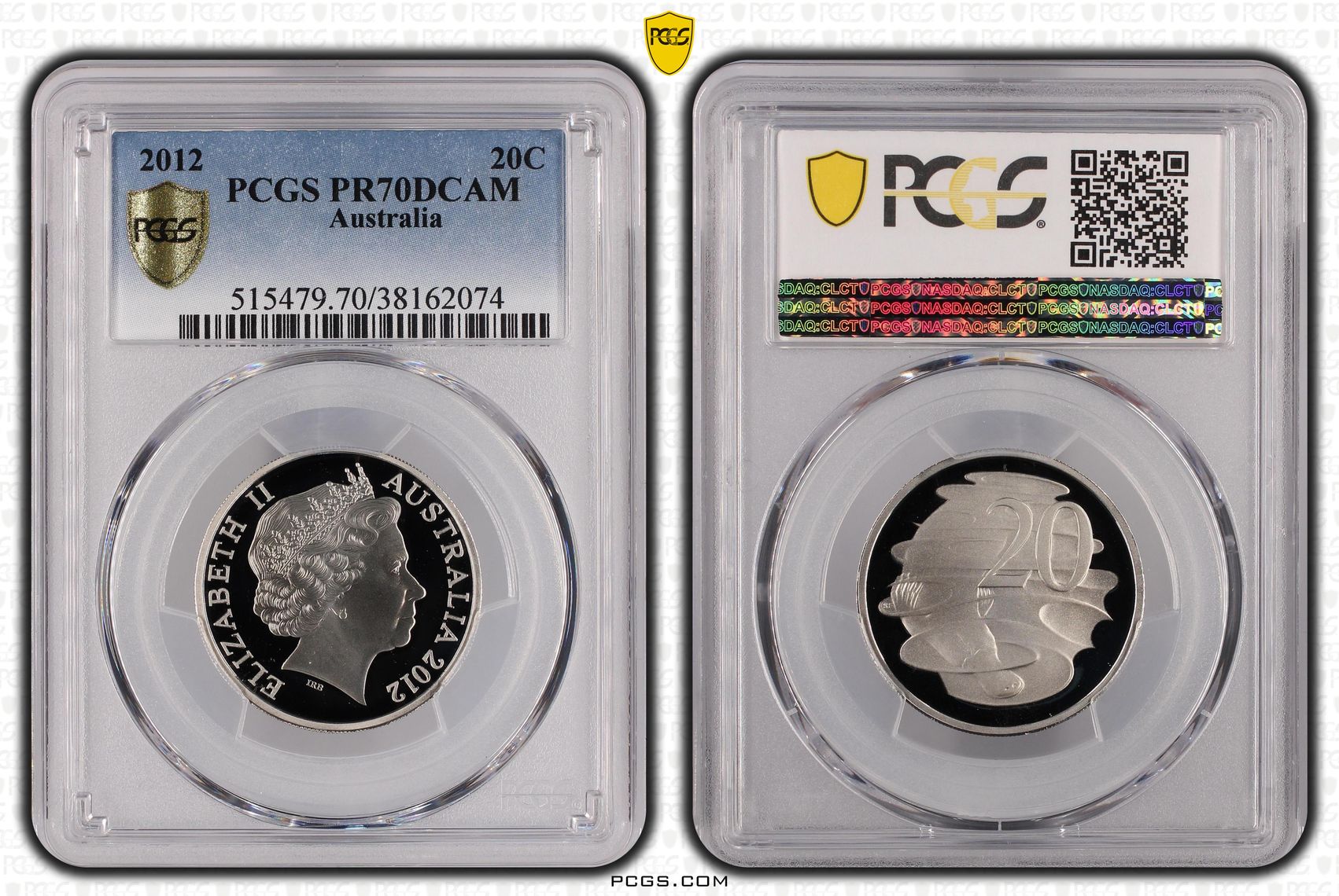 238 · 2012 Australia Twenty Cent, 20c PCGS - PR70DCAM POP 56/0 -074