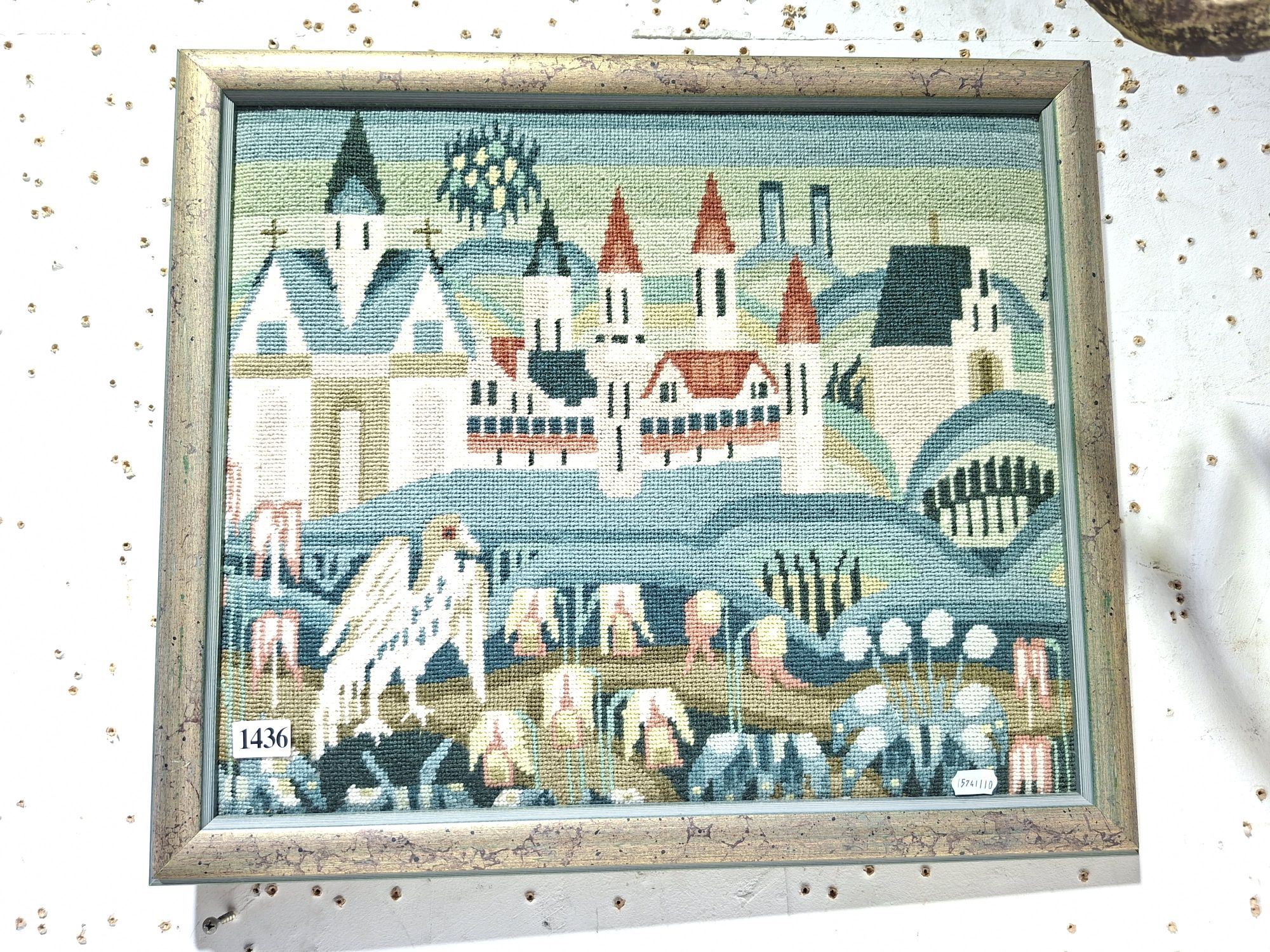 1436 · STITCHED TAPESTRY ARTWORK