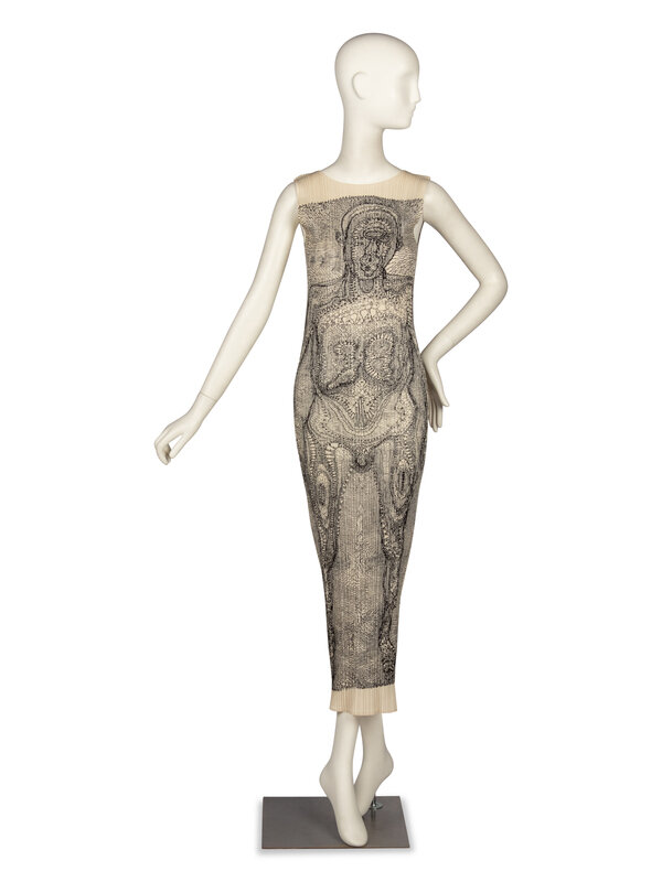Pleats Please Issey Miyake, Tim Hawkinson Dress, 1998