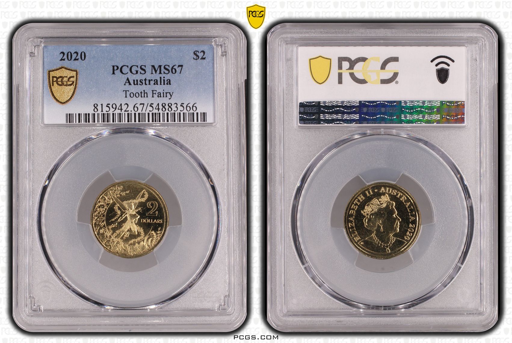 Tooth Fairy, Two Dollar, 2020, PCGS MS67