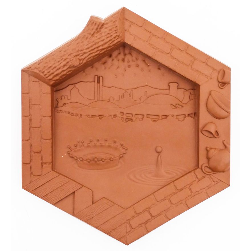 Richard Notkin ''Bray Tile'' 1995 Ceramic