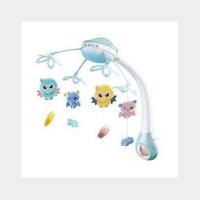 OPTIC BABY PROJECTION NIGHT LIGHT BED BELL BLUE