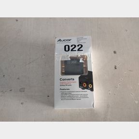 DIGITAL TO ANALOG AUDIO CONVERTER - BLACK