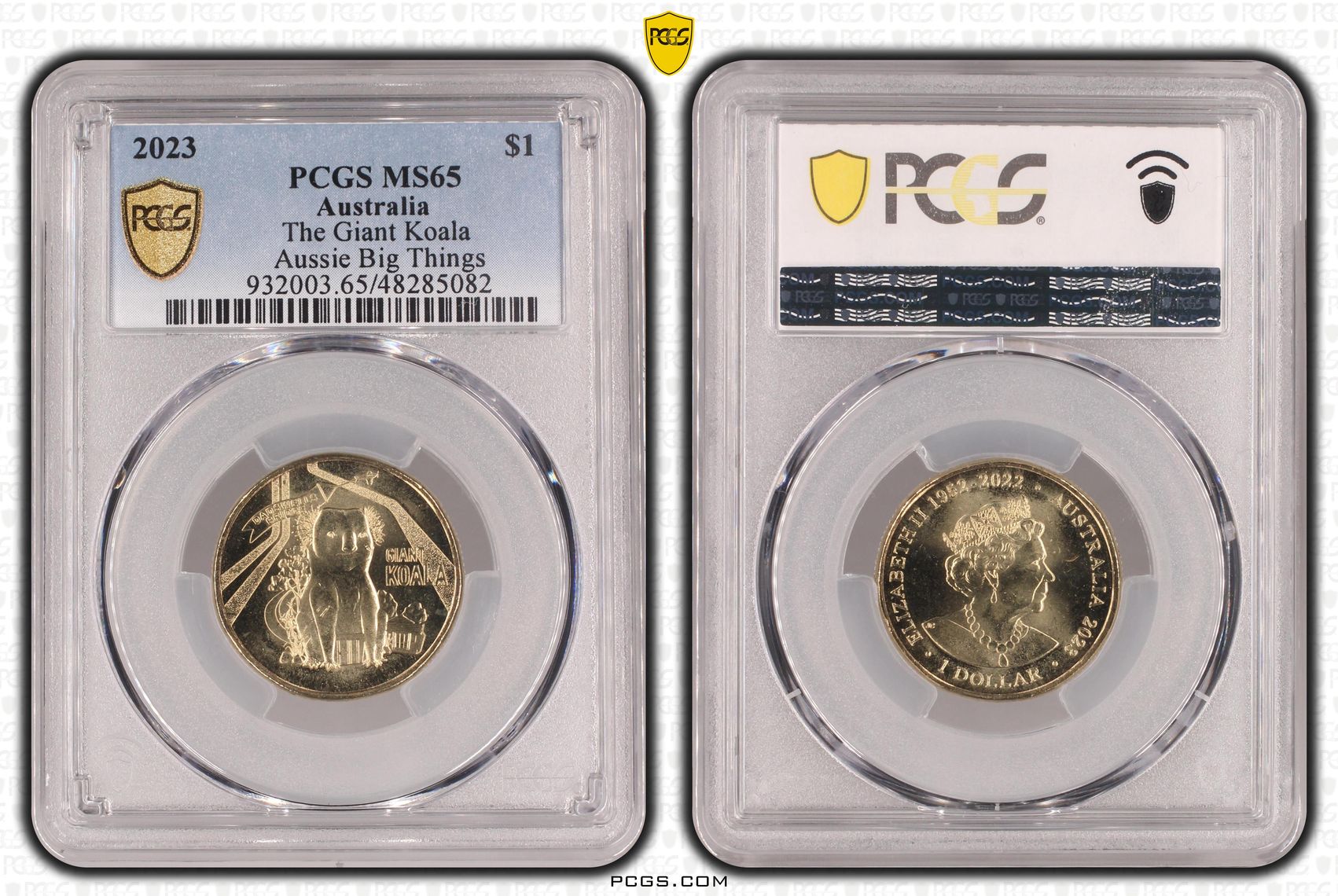 301 · The Giant Koala Aussie Big Things , One Dollar, 2023, PCGS MS65