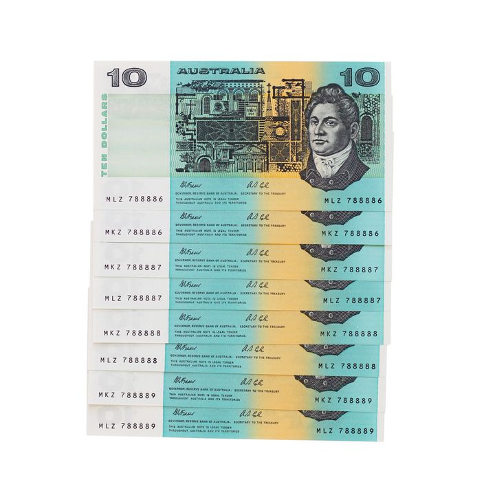 Fraser/Cole, Ten Dollars, 1991, UNC