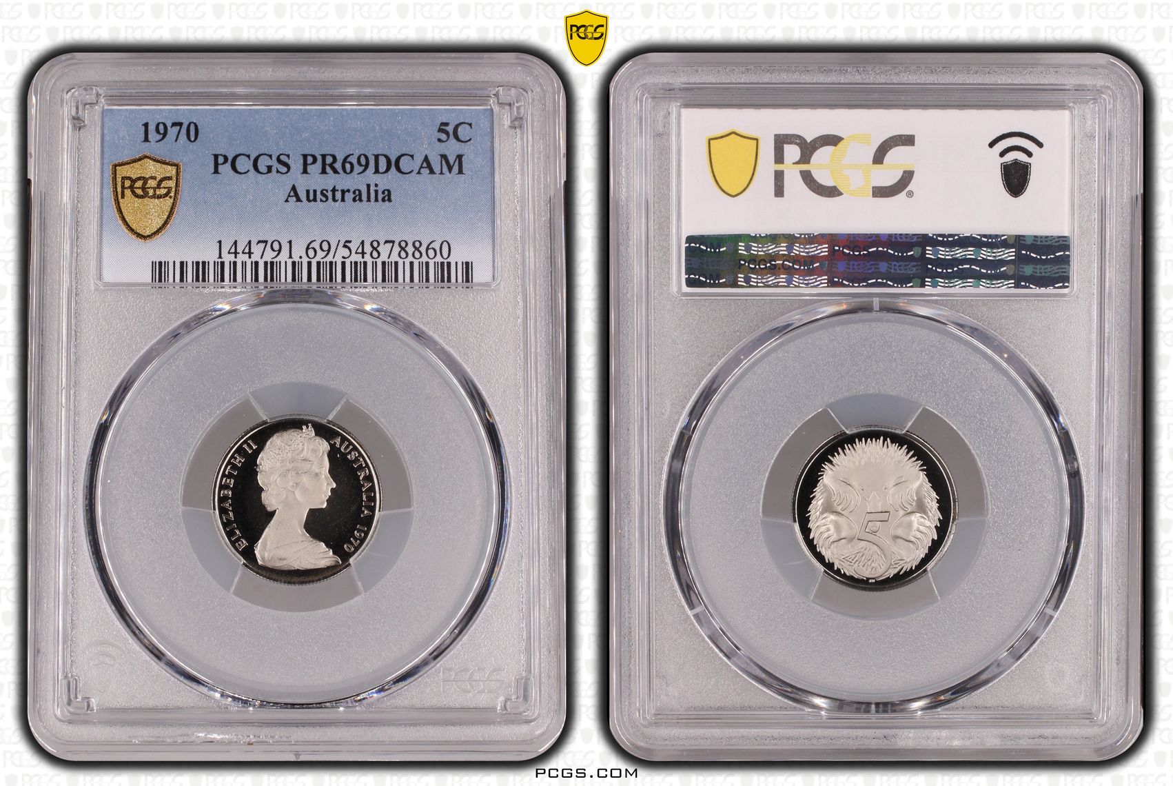 Five Cent, 1970, PCGS PR69DCAM