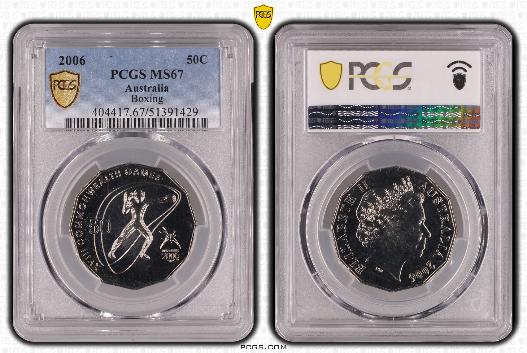 Boxing, Fifty Cent, 2006, PCGS MS67
